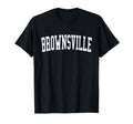 Brownsville Tx Distressed White Varsity T-Shirt - Graphic Print Unisex - T-Shirt, Sweatshirt, Hoodie