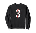 3 Baseball Laces Baseball Player Mom Sweatshirt - Graphic Print Men Women - T-Shirt, Sweatshirt, Hoodie