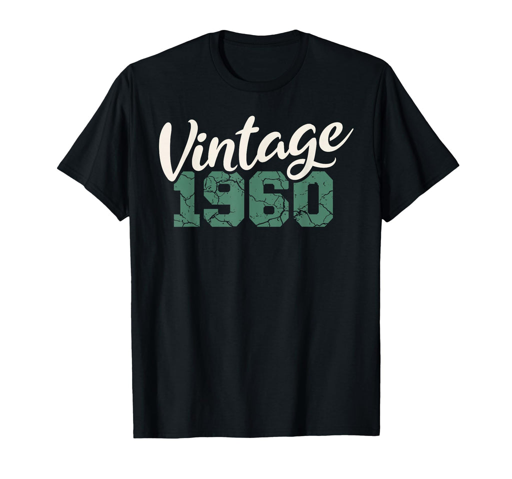 1960 Birthday Distressed T-Shirt - Graphic Print Unisex - T-Shirt, Sweatshirt, Hoodie