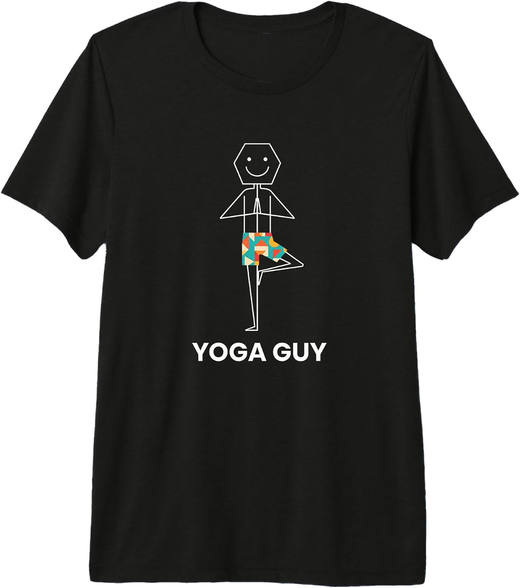 Yoga Guy Wellness Funny Fitness Meditation Stretch - Adult & Kids T-Shirts, Sweatshirts & Hoodies apparel design preview 1