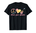 Hawaiian Ukulele Uke Tie Dye Peace Love T-Shirt - Trendy Graphic Unisex - T-Shirt, Sweatshirt, Hoodie