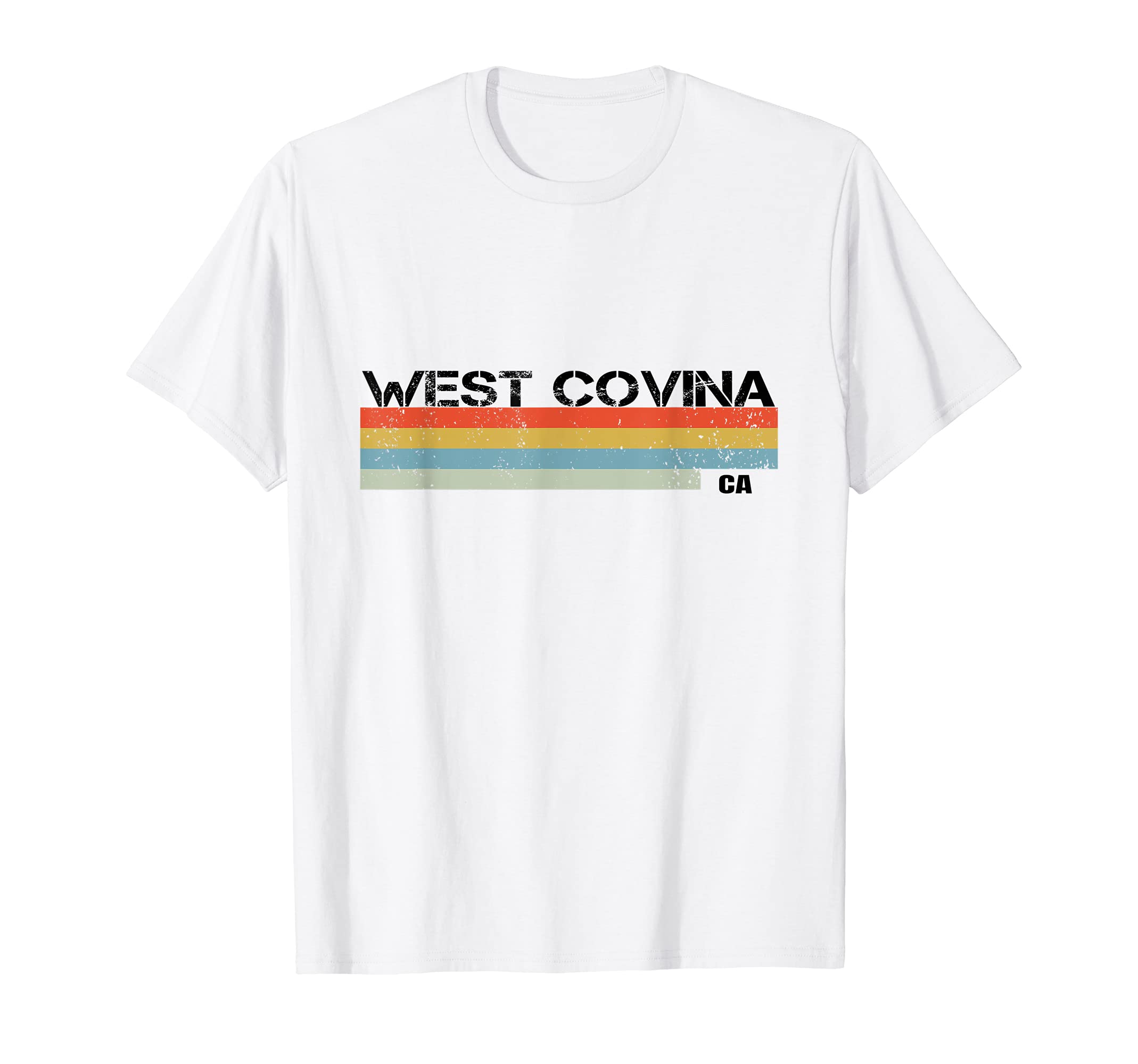 West Covina Stripes T-Shirt - Minimalist Print Men Women - T-Shirt, Sweatshirt, Hoodie