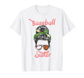 Messy Bun Hairstyle Baseballs Headband T-Shirt - Aesthetic Graphic Unisex - T-Shirt, Sweatshirt, Hoodie