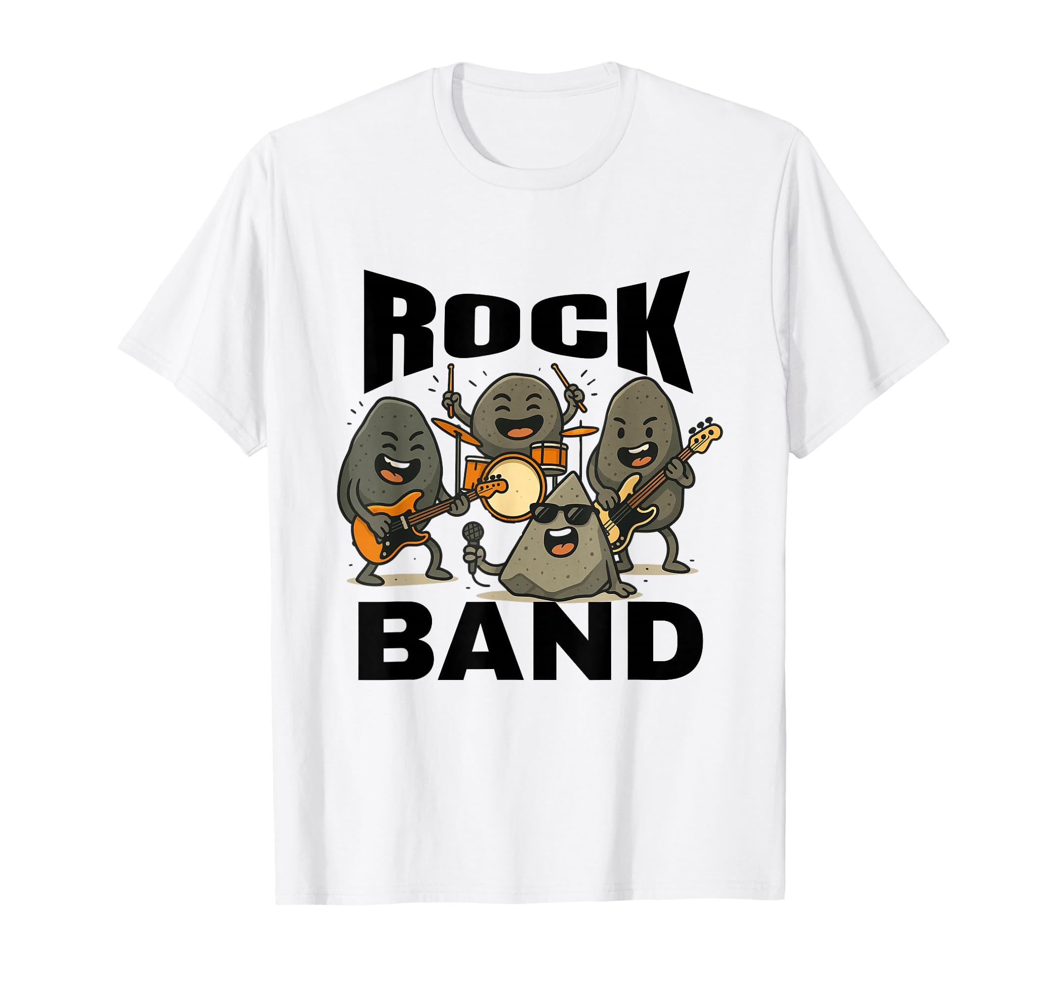 Rocks Band Rock Concert Drums Guitar T-Shirt - Streetwear Style Unisex - T-Shirt, Sweatshirt, Hoodie