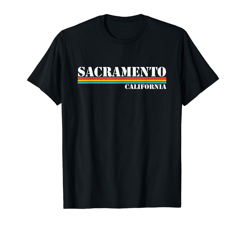 Sacramento California Stripes T-Shirt - Casual Everyday Wear Unisex - T-Shirt, Sweatshirt, Hoodie