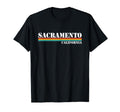 Sacramento California Stripes T-Shirt - Casual Everyday Wear Unisex - T-Shirt, Sweatshirt, Hoodie