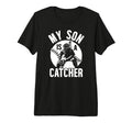 My Son Is Baseball Catcher Mom Baseball T-Shirt - Unique Graphic Unisex - T-Shirt, Sweatshirt, Hoodie