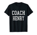 Coach Henry Custom Football Soccer T-Shirt - Aesthetic Graphic Unisex - T-Shirt, Sweatshirt, Hoodie