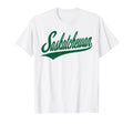 Saskatchewan Varsity Script Sports T-Shirt - Aesthetic Graphic Unisex - T-Shirt, Sweatshirt, Hoodie