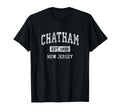 Chatham New Jersey Nj Sports Established T-Shirt - Custom Art Print Unisex - T-Shirt, Sweatshirt, Hoodie
