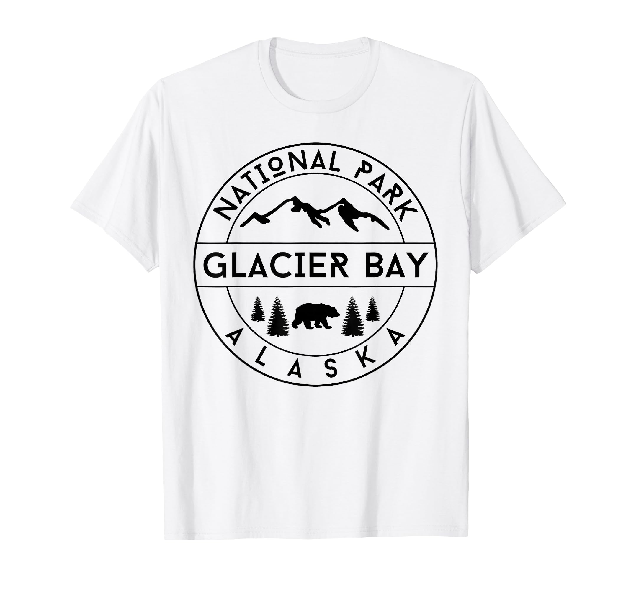Glacier Bay National Park Alaska Usa T-Shirt - Graphic Print Men Women - T-Shirt, Sweatshirt, Hoodie