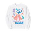 Meet Me Ocean Boho Beach Vacation Sweatshirt - Novelty Apparel Men Women - T-Shirt, Sweatshirt, Hoodie