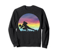 Womens Volleyball Silhouette Colorful Sweatshirt - Unique Graphic Unisex - T-Shirt, Sweatshirt, Hoodie