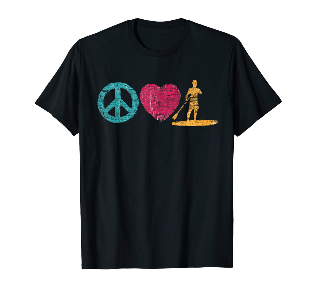Hippie Paddler Stand Up Paddleboarding T-Shirt - Aesthetic Graphic Unisex - T-Shirt, Sweatshirt, Hoodie