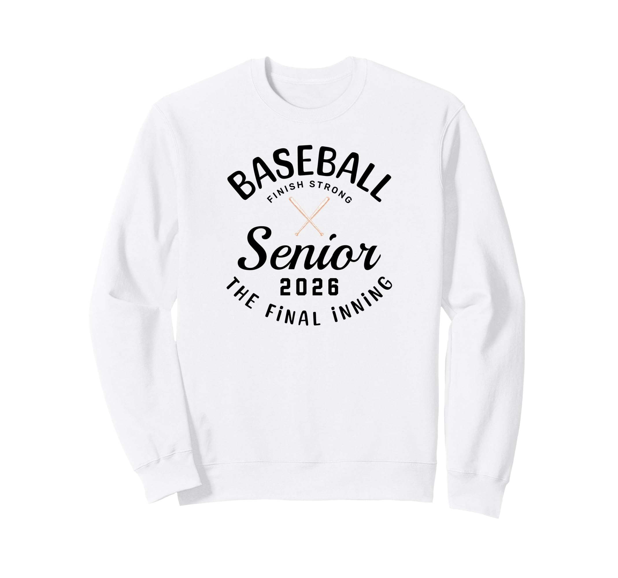 Baseball Senior 2026 Final Inning Sweatshirt - Custom Art Print Men Women - T-Shirt, Sweatshirt, Hoodie
