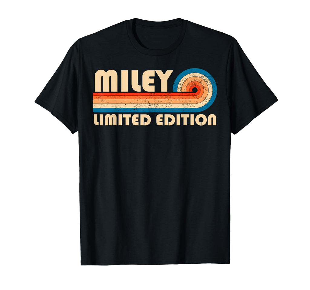 Miley 70S 80S Sunset Stripe T-Shirt - Fun Novelty Design for Adults - T-Shirt, Sweatshirt, Hoodie