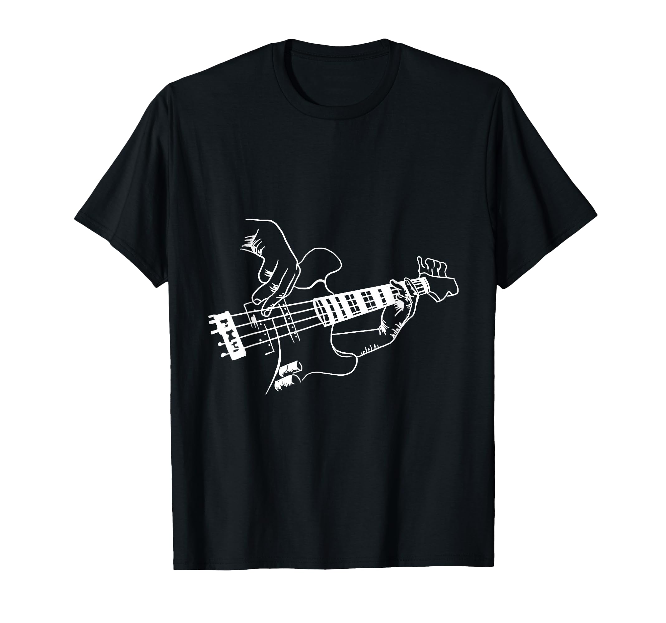 Bass Guitar Player Music Guitarist T-Shirt - Custom Art Print for Adults - T-Shirt, Sweatshirt, Hoodie