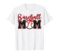 Baseball Mom Coquette Bow Gameday T-Shirt - Unique Graphic for Adults - T-Shirt, Sweatshirt, Hoodie