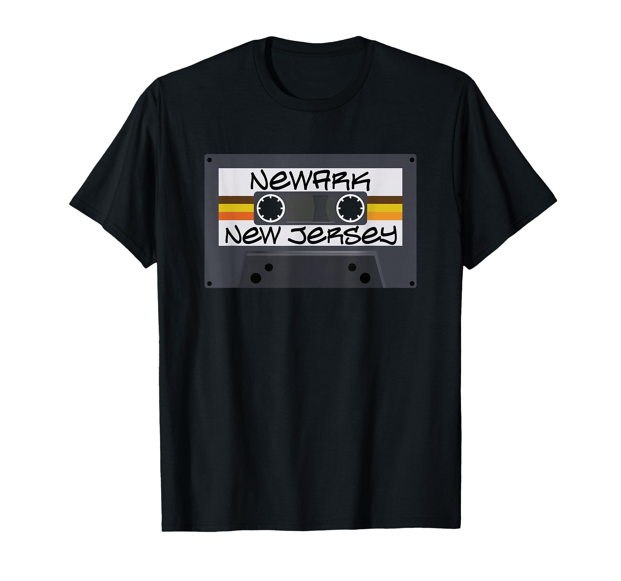 Newark New Jersey Cassette Tape T-Shirt - Casual Everyday Wear Men Women - T-Shirt, Sweatshirt, Hoodie