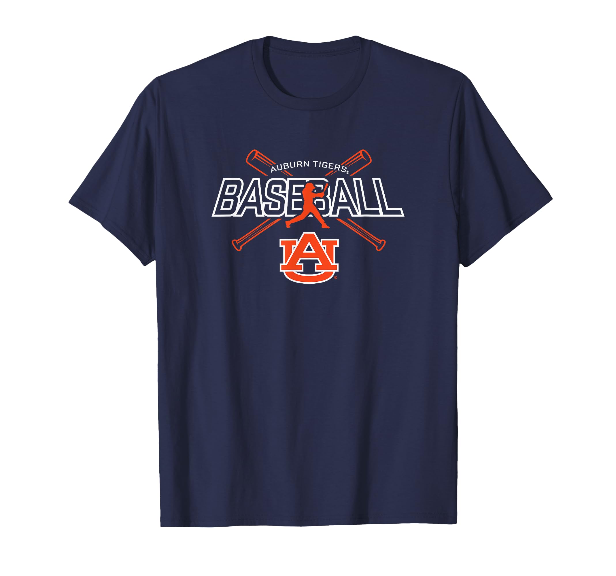 Auburn Tigers Baseball Hitter Navy T-Shirt - Trendy Graphic for Adults - T-Shirt, Sweatshirt, Hoodie