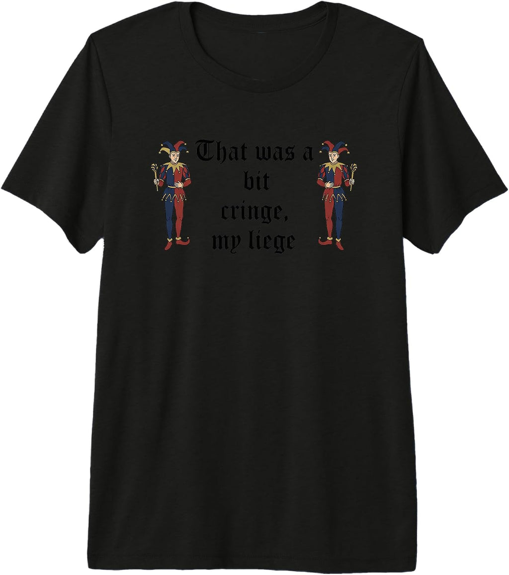 Adult Humor Meme Cringe Jester Sarcastic Witty - Adult & Kids T-Shirts, Sweatshirts & Hoodies apparel design preview 1
