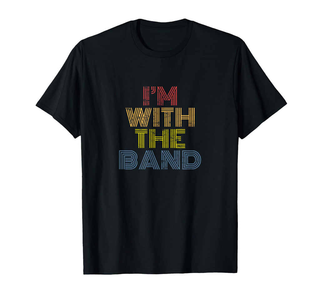 Im Band 70S 80S Distressed Rock Music T-Shirt - Graphic Print for Adults - T-Shirt, Sweatshirt, Hoodie