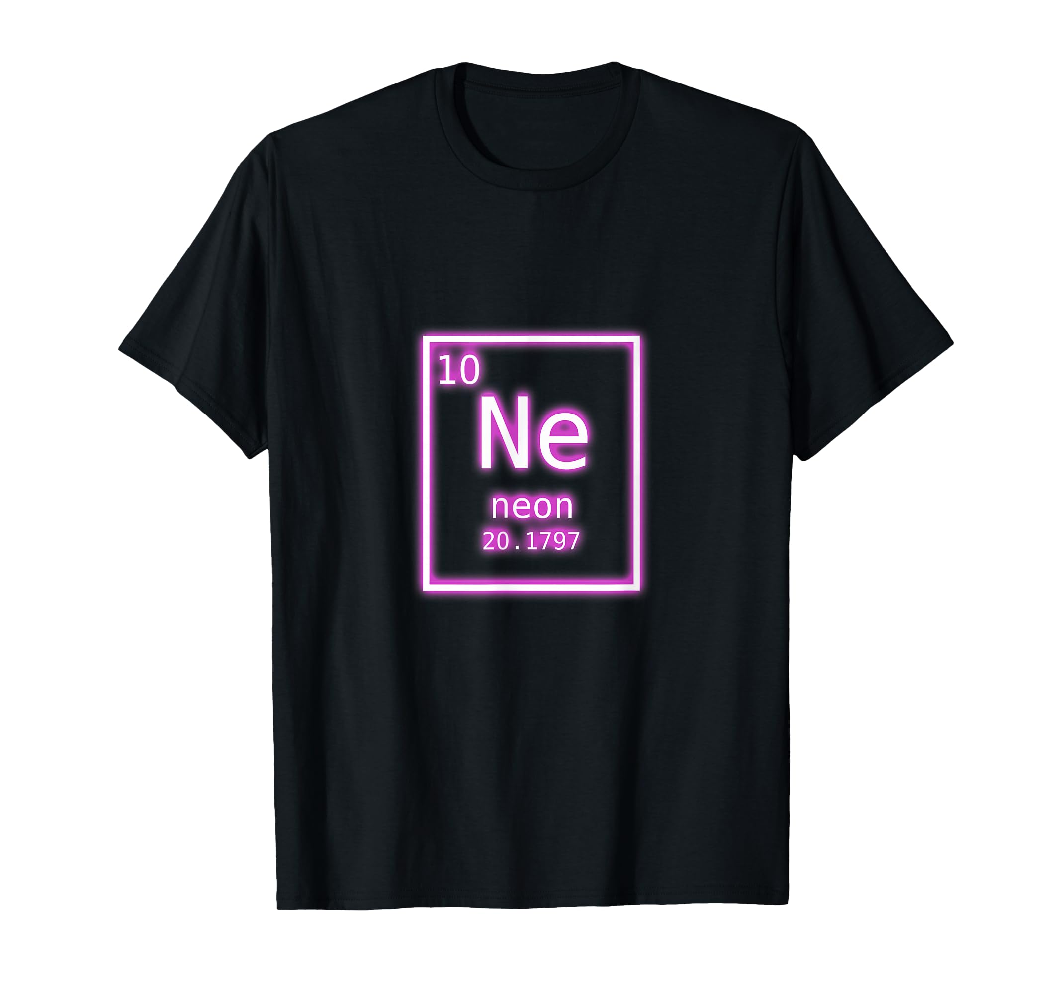 Neon Element Purple Periodic Table T-Shirt - Minimalist Print for Adults - T-Shirt, Sweatshirt, Hoodie