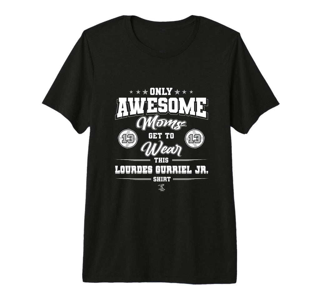 Lourdes Gurriel Jr Awesome Moms Tri Blend T-Shirt - Minimalist Print Unisex - T-Shirt, Sweatshirt, Hoodie