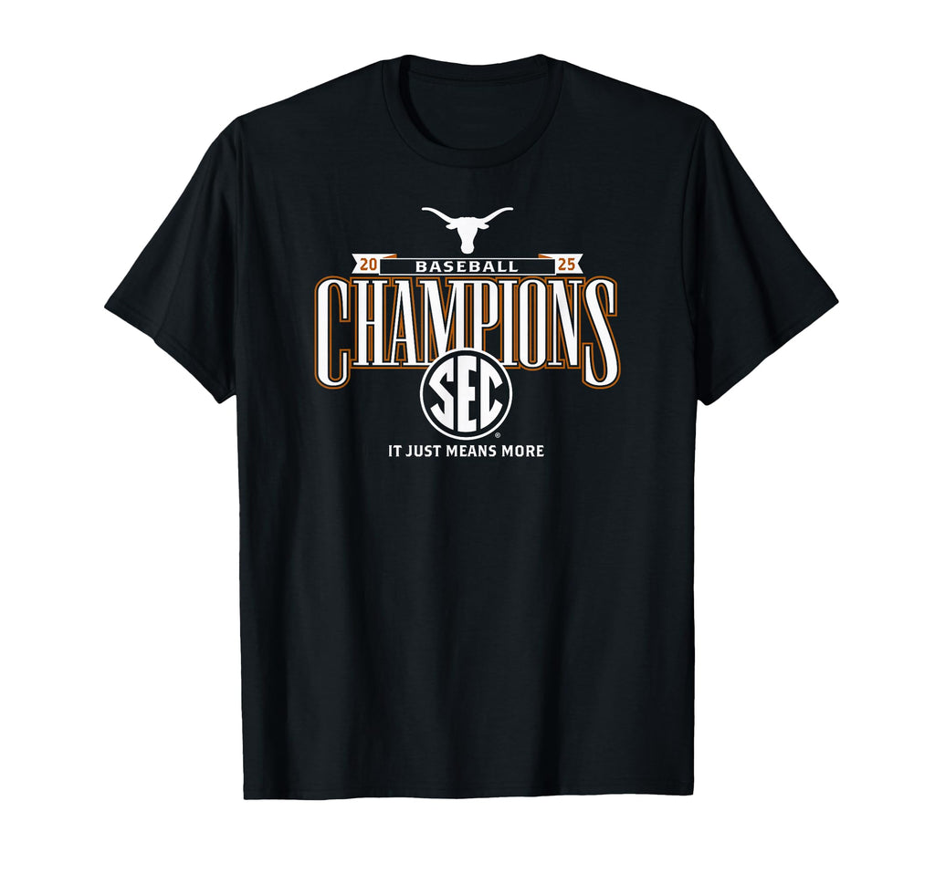 Texas Longhorns Baseball Sec Champs T-Shirt - Aesthetic Graphic for Adults - T-Shirt, Sweatshirt, Hoodie