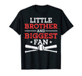 Little Brother Biggest Fan Baseball T-Shirt - Trendy Graphic for Adults - T-Shirt, Sweatshirt, Hoodie