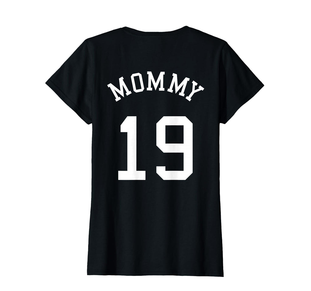 Mommy Back No 19 Football Mother T-Shirt - Unique Graphic for Adults - T-Shirt, Sweatshirt, Hoodie