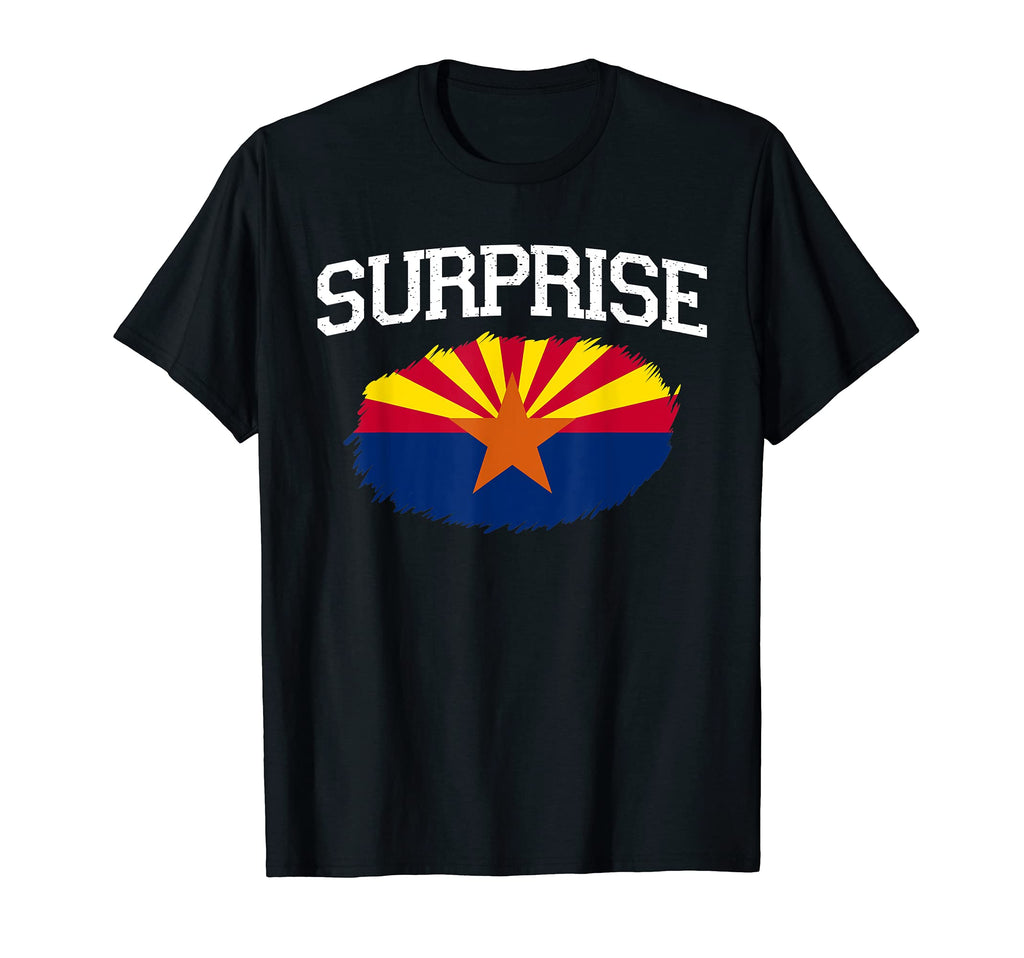 Surprise Az Arizona Flag Usa Sports T-Shirt - Custom Art Print for Adults - T-Shirt, Sweatshirt, Hoodie