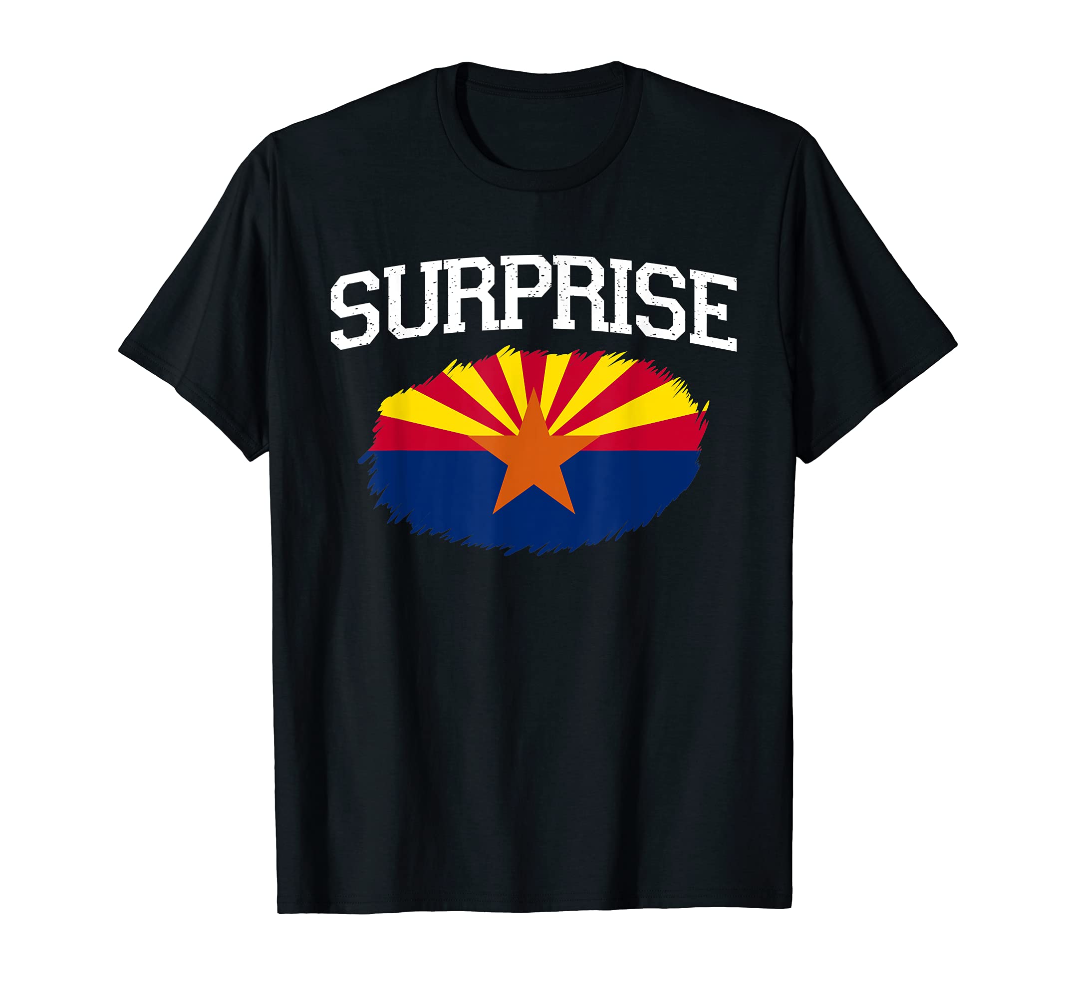 Surprise Az Arizona Flag Usa Sports T-Shirt - Custom Art Print for Adults - T-Shirt, Sweatshirt, Hoodie