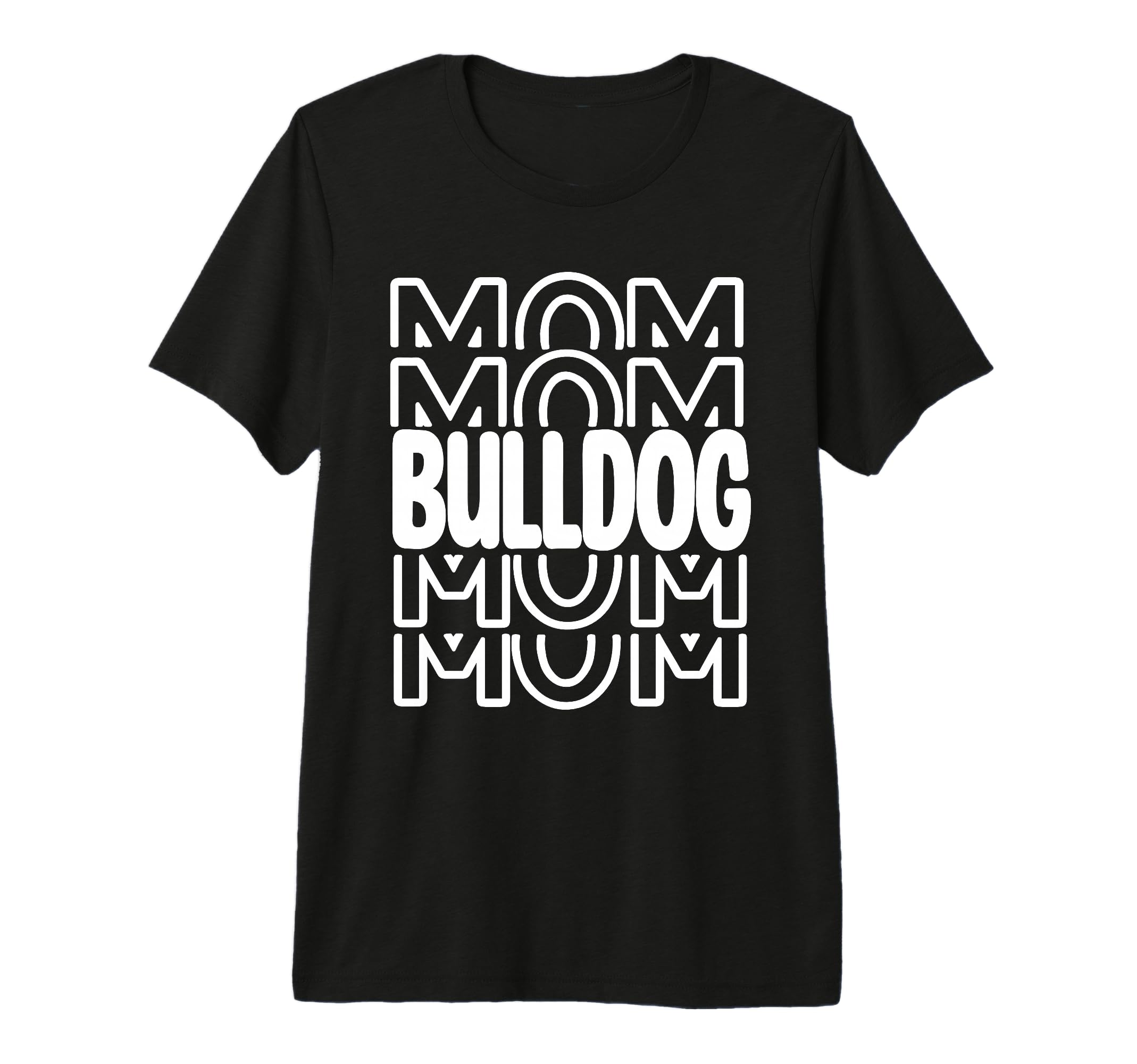 Bulldog Mom School Mascot Sports T-Shirt - Casual Everyday Wear for Adults - T-Shirt, Sweatshirt, Hoodie