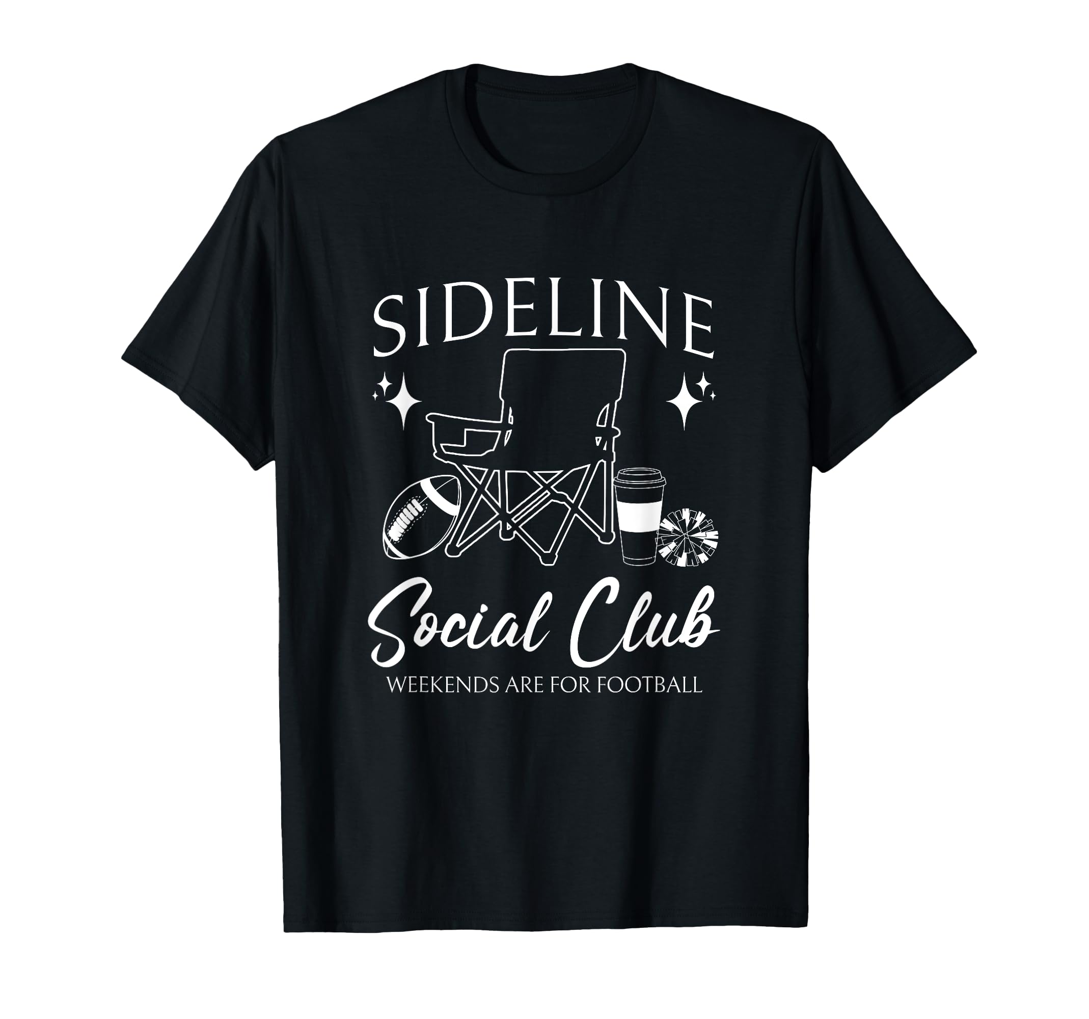 Sideline Social Club Football Mom Game T-Shirt - Streetwear Style Unisex - T-Shirt, Sweatshirt, Hoodie