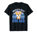 Worlds Best Dog Dad Dog Corgi Sunset T-Shirt - Streetwear Style for Adults - T-Shirt, Sweatshirt, Hoodie