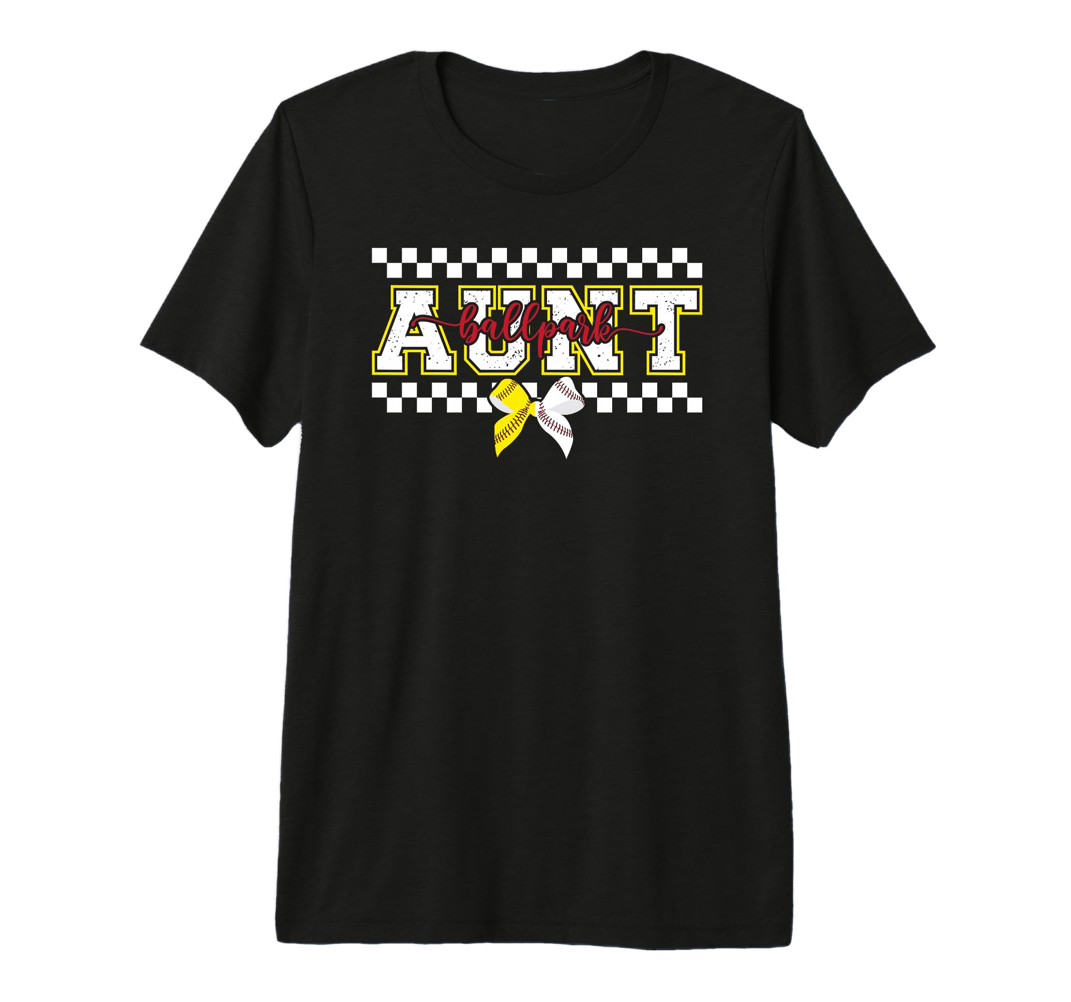 Ballpark Aunt Softball Baseball Aunt T-Shirt - Aesthetic Graphic Unisex - T-Shirt, Sweatshirt, Hoodie