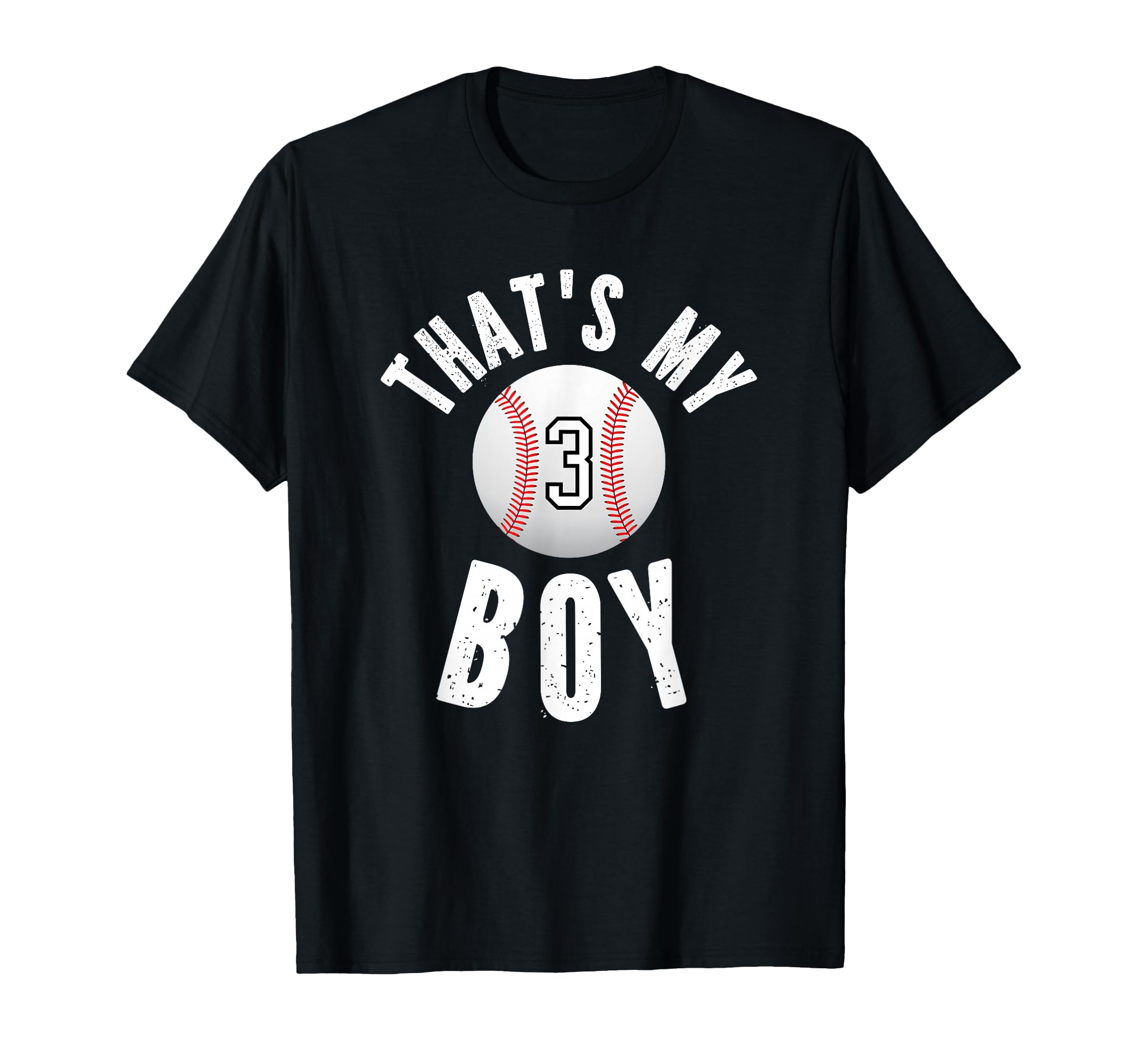 Thats My Baseball Number 3 T-Shirt - Minimalist Print Men Women - T-Shirt, Sweatshirt, Hoodie