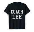 Coach Lee Custom Football Soccer Baseball T-Shirt - Trendy Graphic Unisex - T-Shirt, Sweatshirt, Hoodie