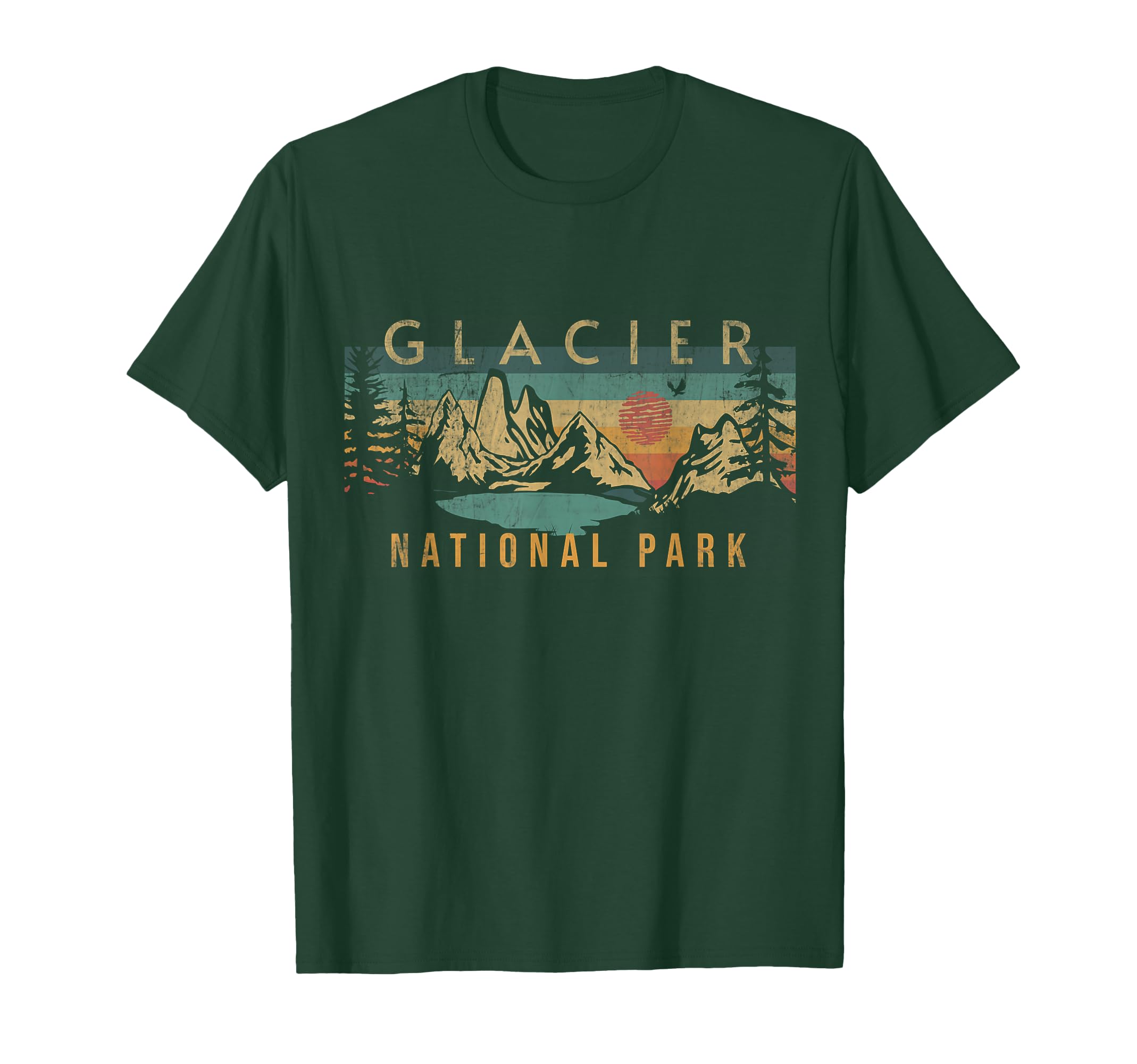 Glacier National Park Montana Usa T-Shirt - Aesthetic Graphic Men Women - T-Shirt, Sweatshirt, Hoodie
