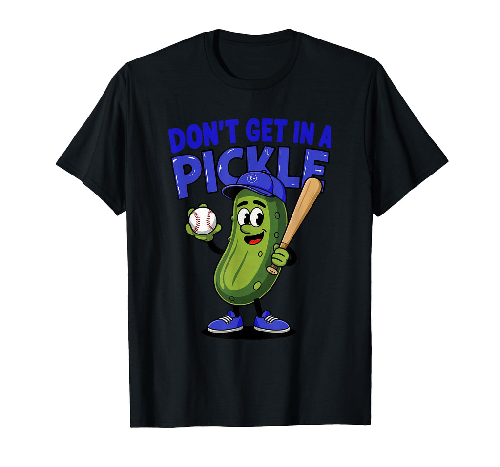 Dont Get Pickle Funny Baseball T-Shirt - Aesthetic Graphic for Adults - T-Shirt, Sweatshirt, Hoodie
