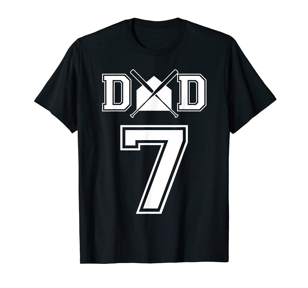 Number 7 Players Biggest Fan Baseball Or T-Shirt - Graphic Print Unisex - T-Shirt, Sweatshirt, Hoodie