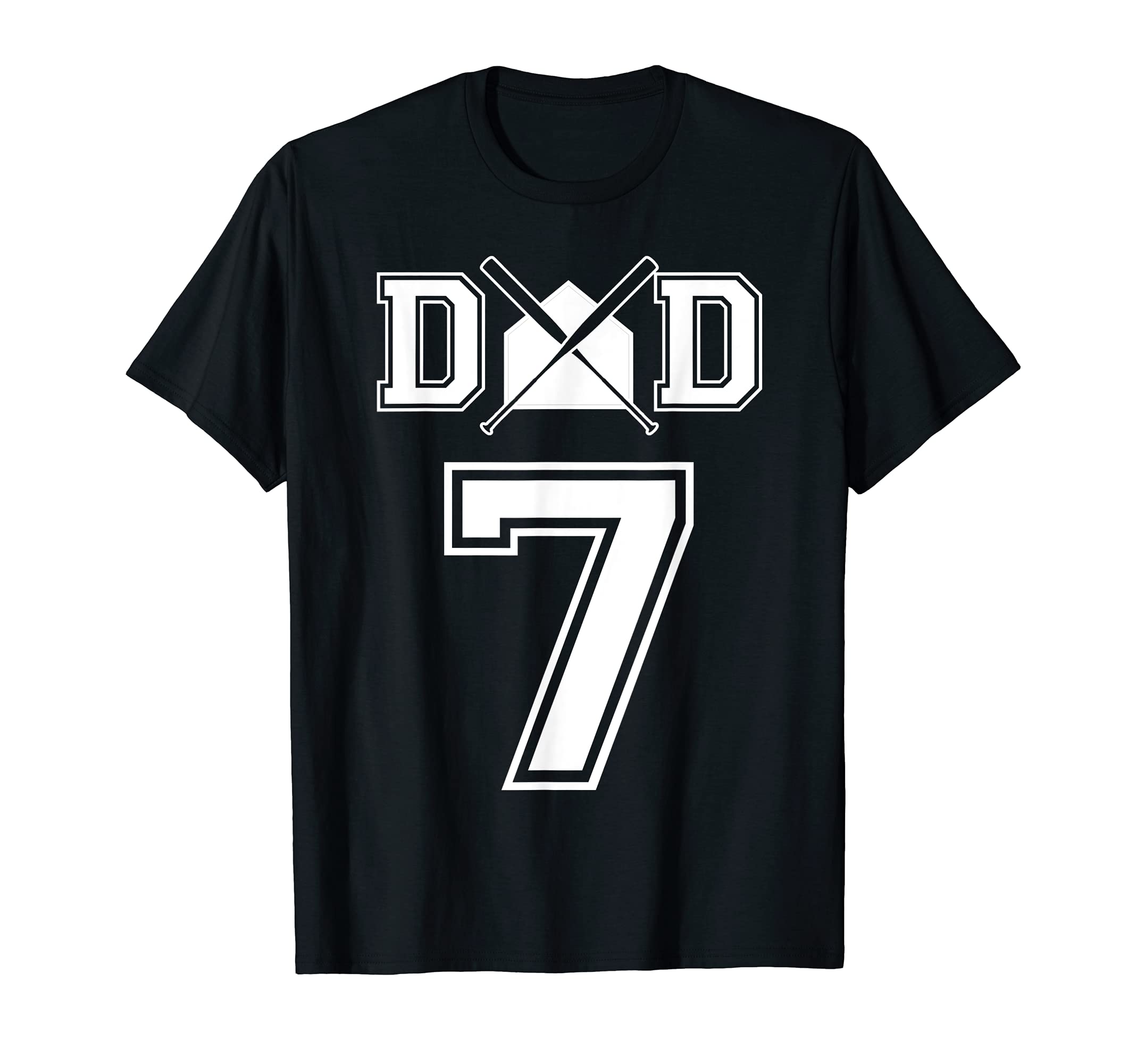Number 7 Players Biggest Fan Baseball Or T-Shirt - Graphic Print Unisex - T-Shirt, Sweatshirt, Hoodie