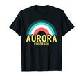 Aurora Colorado Rainbow T-Shirt - Graphic Print Unisex - T-Shirt, Sweatshirt, Hoodie