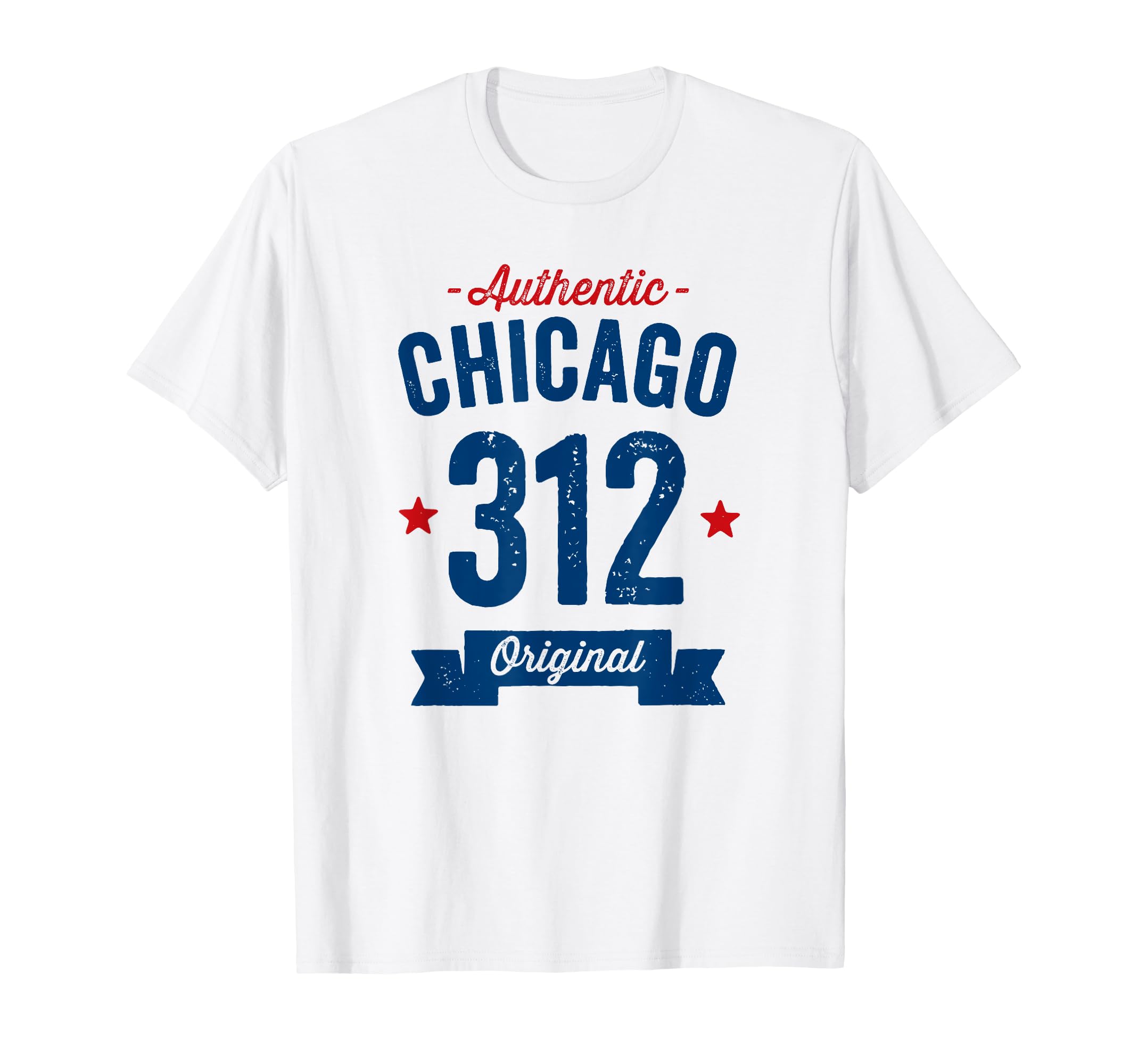 312 Chicago Area Code Distressed T-Shirt - Aesthetic Graphic Men Women - T-Shirt, Sweatshirt, Hoodie