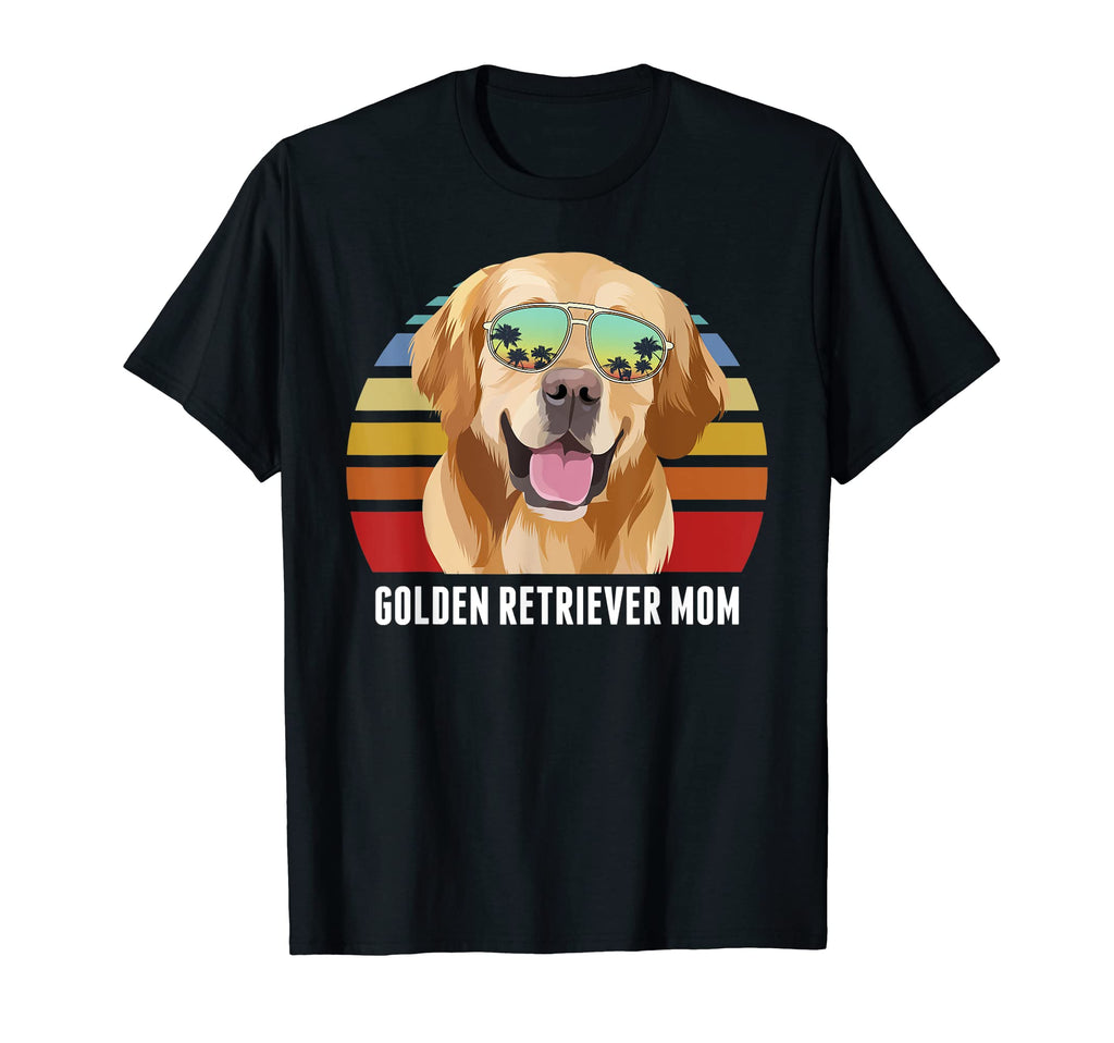 Golden Retriever Dog Mom Sunset T-Shirt - Streetwear Style for Adults - T-Shirt, Sweatshirt, Hoodie