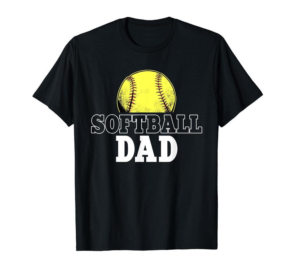 Softball Dad Team Sport Fathers Day T-Shirt - Aesthetic Graphic for Adults - T-Shirt, Sweatshirt, Hoodie