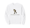 Roller Skating Frog Off To Befuddle Sweatshirt - Aesthetic Graphic Unisex - T-Shirt, Sweatshirt, Hoodie