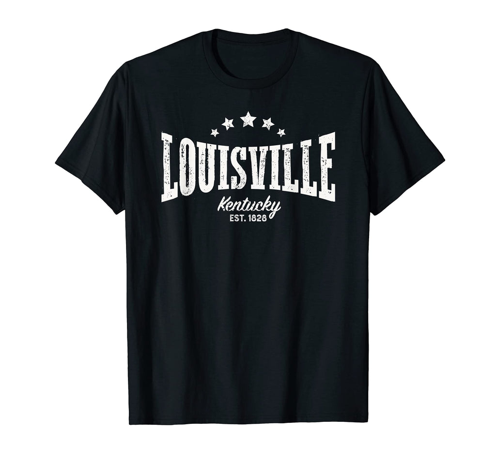 Louisville Kentucky Distressed Home T-Shirt - Trendy Graphic for Adults - T-Shirt, Sweatshirt, Hoodie