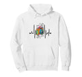 Womens Funny Camera Heartbeat Hoodie - Aesthetic Graphic for Adults - T-Shirt, Sweatshirt, Hoodie